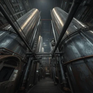 Industrial Pressure Vessels in Process Plants