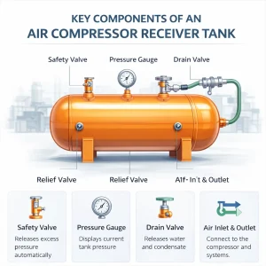 Air Compressor Receiver Tank