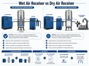 Wet Air Receiver vs Dry Air Receiver