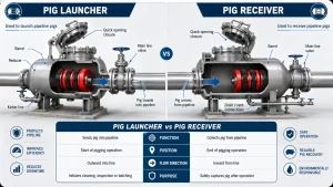 Pig Launcher vs Pig Receiver