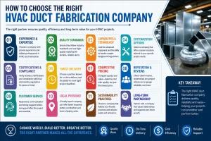 duct fabrication for commercial buildings