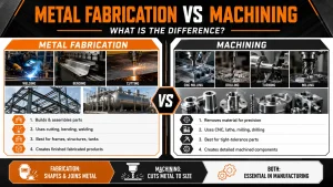 Metal Fabrication vs Machining