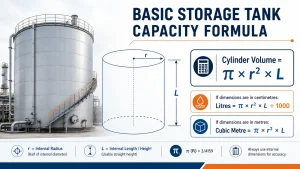 Basic Storage Tank Capacity Formula