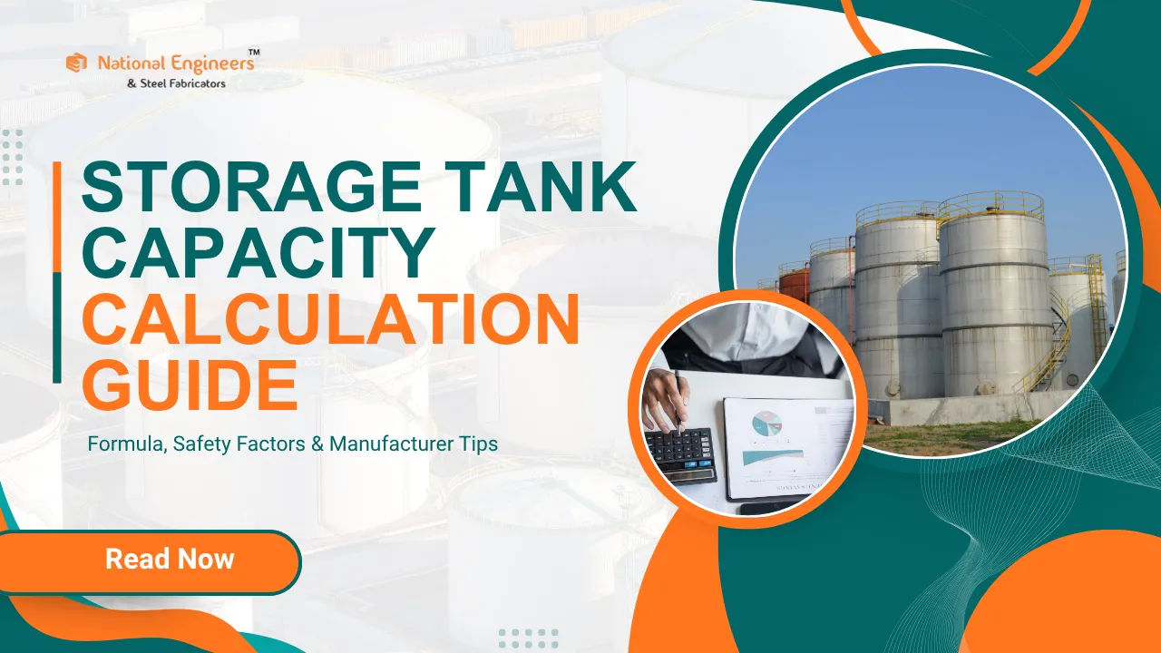 Storage Tank Capacity Calculation Guide: Formula, Safety Factors & Manufacturer Tips
