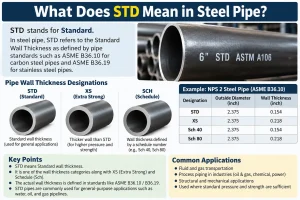 pipe schedule chart