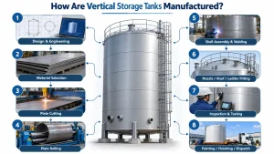 vertical storage tank fabrication company in India